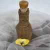 BA00003 - Handmade Yarn Twine Wrapped Bottle Art - Image 3