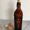BA00024 - Handmade Fabric Designed Bottle Arts - Image 4