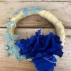 HD00015- Handmade Blue Flower wall hanging - Image 2