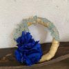 HD00015- Handmade Blue Flower wall hanging - Image 3