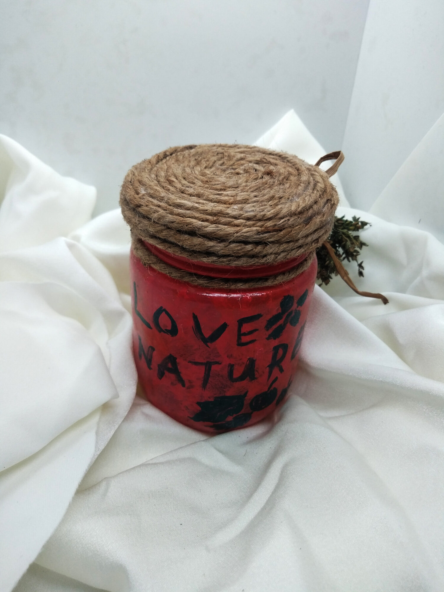 handmade nature lover bottle art