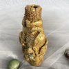 BA00026-Handmade Natural Clay Crack Bottle Art - Image 5