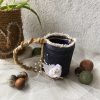 HD00009-Handmade Denim Cup Holder - Image 4