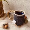 HD00009-Handmade Denim Cup Holder