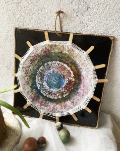 Handmade Black Wall Hanging