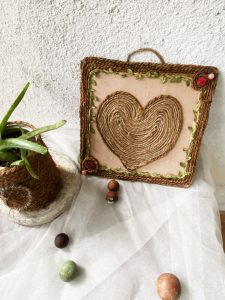 Handmade Heart Wall Hanging