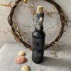 BA00028-Handmade Black Bottle Art