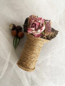 Handmade Long Coconut Shell Décor