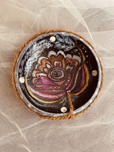 Handmade Clay Pot Flower Art Décor