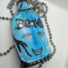 BA00039-Handmade Blue Mini Bottle Art - Image 3