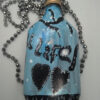 BA00039-Handmade Blue Mini Bottle Art - Image 2