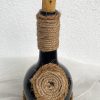 BA00046-Handmade Black Round Bottle Art - Image 3