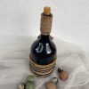BA00046-Handmade Black Round Bottle Art - Image 5