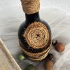 BA00046-Handmade Black Round Bottle Art - Image 7