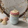 BA00055-Handmade Round Stone Glass Bottle Art - Image 6