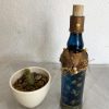 BA00049-Handmade Navy Blue Bottle Art