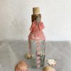 BA00052- Handmade Pink Lace Glass Bottle Art - Image 2