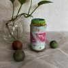 BA00041-Handmade Fabric Leave Bottle Art