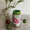 BA00041-Handmade Fabric Leave Bottle Art - Image 3