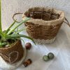 HD00028-Handmade Rustic Basket - Image 3