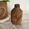 BA00006-Handmade Rustic Coco Rope Junior Bottle Art