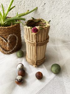 Handmade Rustic paper Holder