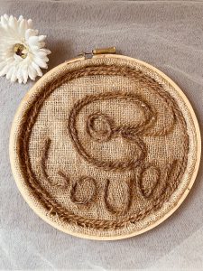 Handmade Burlap Wall Décor