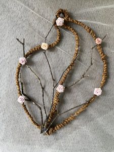 Handmade Natural Stem Leaf Décor