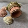HD00036-Handmade Natural Clay Mini Pot - Image 5