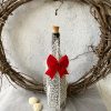 BA00018-Handmade Cutwork Lace Bottle Art