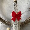 BA00018-Handmade Cutwork Lace Bottle Art - Image 2