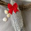BA00018-Handmade Cutwork Lace Bottle Art - Image 5