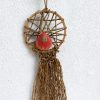 HD00044-Handmade Yarn Round Wall Hanging - Image 4