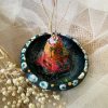 HD00052-Handmade Natural Clay Mini Lamp Décor - Image 3