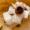BA00040-Handmade White Lace Bottle Art - Image 2