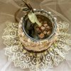 BA00042-Handmade Macramé bottle art